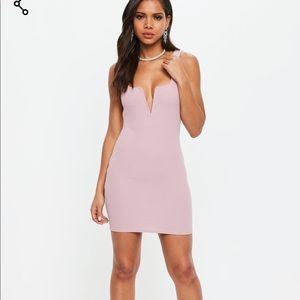NWT missguided V Bar mini dress in lilac size 10